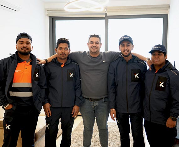 keeply team members posing for a photo