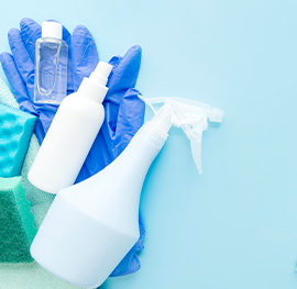 some of the tools used in chemical cleaning by keeply employees.