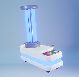 a uvc lamp machine used by keeply.
